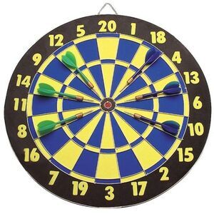 Dart Board with 6 plastic darts